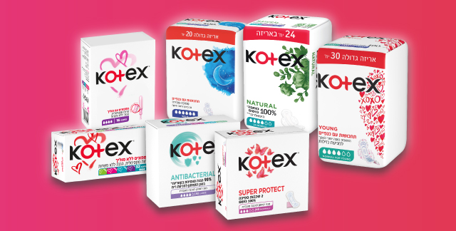 מחשבון התאמת מוצרים של KOTEX 